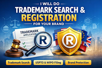 do trademark search and registration for your brand