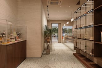 design cgi 3d supermarket design with 3d rendering