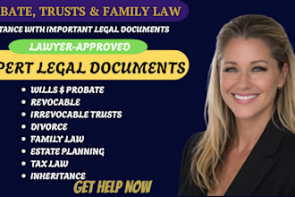 be your USA attorney for estate planning, irrevocable, revocable trust