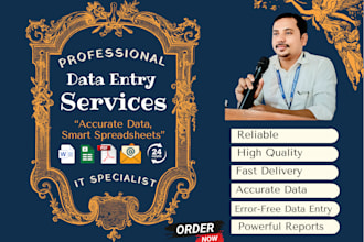 do any data entry, data cleaning, pdf to excel data entry