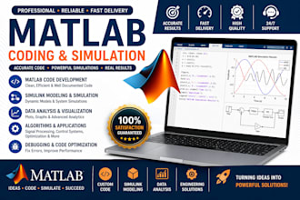 professional matlab designs, simulations, and modeling projects