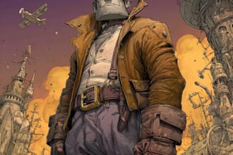 draw stylised comic character portrait for you