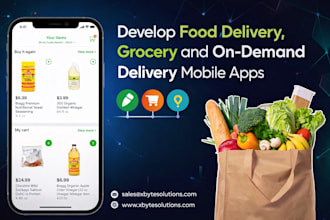 develop food delivery, grocery and on demand mobile app for your business