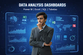create interactive dashboards with power bi and tableau as data analyst