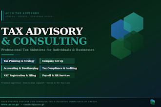 take the paperwork off your hands for accounting and tax issues in greece