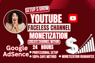 setup and grow a faceless youtube channel for horror documentary content