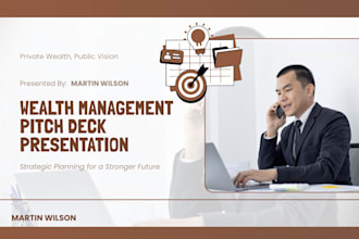 design wealth management pitch deck fintech investor pitch deck