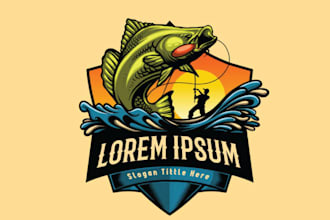 create a awesome tank fish aquarium logo design