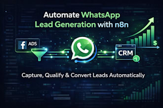 automate whatsapp lead generation using n8n