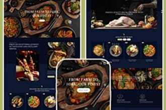 design best restaurant shopify store, butcher shopify store, store redesign