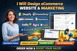 design ecommerce ecwid prestashop pinnaclecart sellfy framer zyro selz website