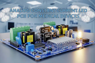 create analog constant current led pcb for medical devices