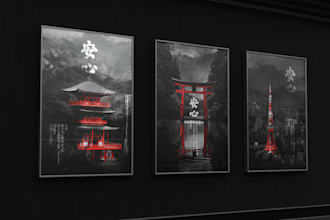 design a professional, eye catching poster