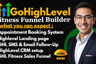create ghl fitness coaching funnel go high level CRM ghl landing page