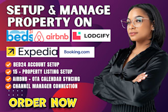 setup beds24, airbnb, guesty, lodgify, airbnb listing optimization calendar sync