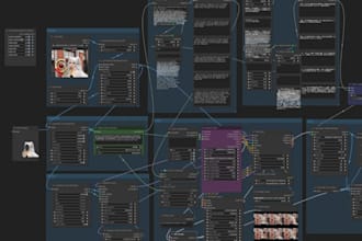 create comfyui workflow for stable diffusion sdxl flux lora training ai image