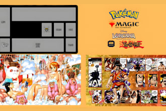 design custom playmat, fantasy table top board game, tcg mtg ccg card game