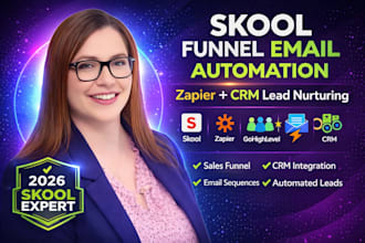 do skool setup online community skool automation with zapier gohighlevel