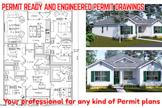 provide structural engineer letter, drawings, and engineering stamp for permit