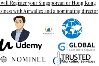 register your singaporean or hong kong business with airwallex and a nominating
