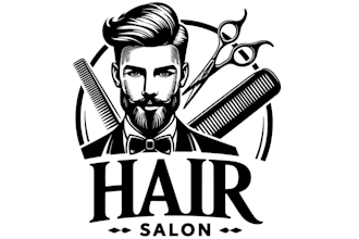 create a modern barber logo design