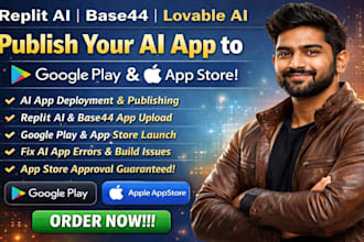 publish replitai base44 app lovable ai deployment ai app to google play app stor