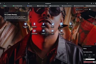build your retail, fashion, music or modeling website