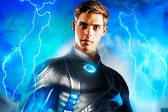 make your photo is super hero style