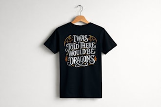 create vintage typography shirts graphic apparel designs