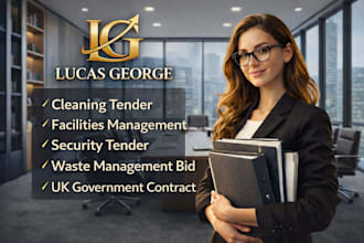 write UK facilities management, cleaning, security and waste management tender
