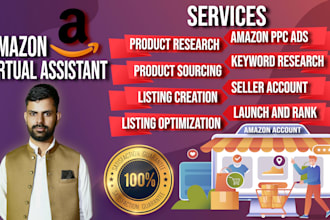 be your expert amazon virtual assistant ,amazon va