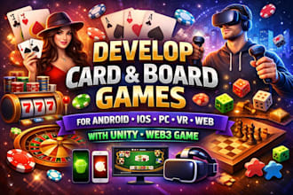 develop unity multiplayer card and board game with photon