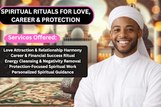 provide spiritual guidance, cleansing rituals, support for love and career