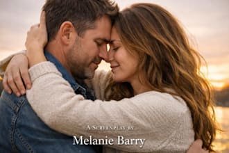 write romantic drama screenplay, movie script, feature film and TV pilot