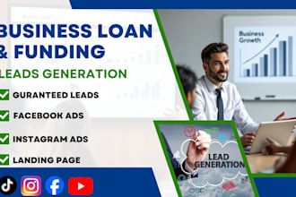 generate exclusive business loan leads mcaleads landing page appointment setting