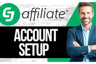 setup and manage awin, cj affiliate, clickbank, merchant account