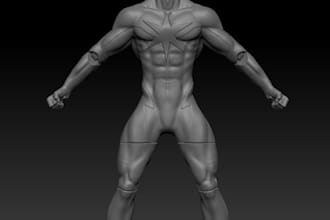 create custom 3d character model action figures funko pop and toys for 3d print
