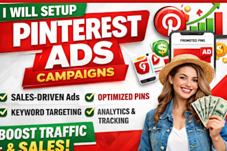 setup sales driven pinterest ads campaign, pin and board setup for business
