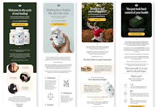 design klaviyo ready health welness emails