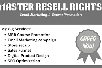 set up master resell rights products email automation to earn passive revenue