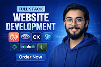 develop custom full stack laravel web application