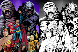 draw comic art character art storyboards 2d illustration comic page webcomic