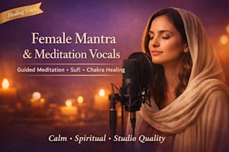 record female mantra chants spiritual healing sufi and guided chakra meditation