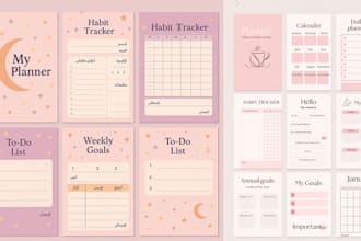 design low content book interior, notebook, journal, journal cover, kdp cover