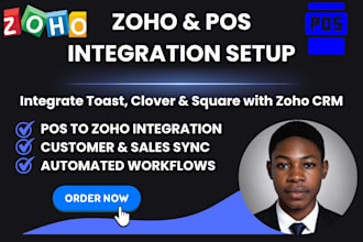 setup and integrate zoho with toast, clover, and square pos system