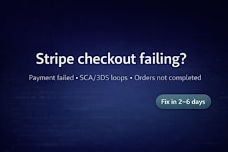 fix stripe checkout errors and payment failures sca 3ds