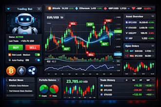 create custom tradingview indicator pine script, forex bot or mt4 expert advisor