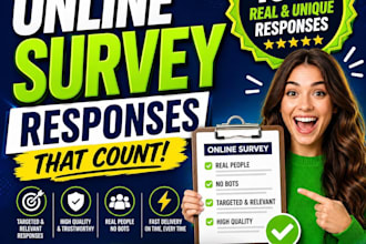 provide real survey respondents to complete your online survey and online form