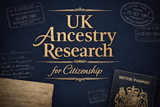 research your UK ancestry for british citizenship application