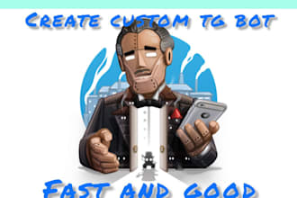 develop a telegram bot for business and automation